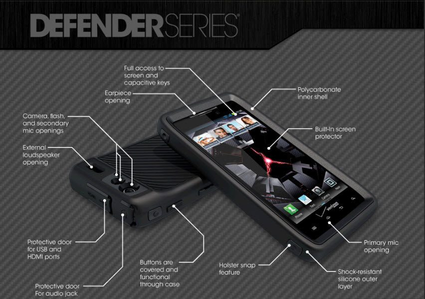 เคส Otterbox Motorola Razr XT910 ของแท้ ต้อง Gadget Friends